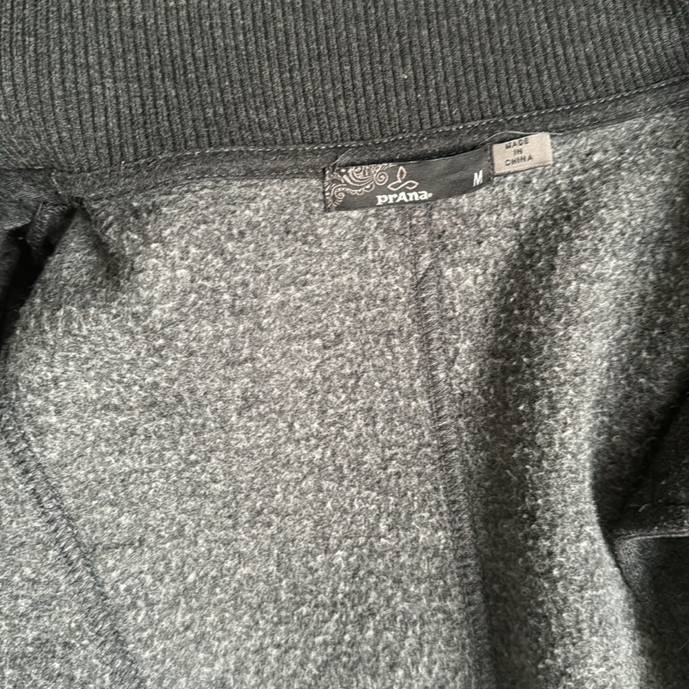 prAna Mila coat asymmetrical Zip up pockets fleece lined - Picture 7 of 12